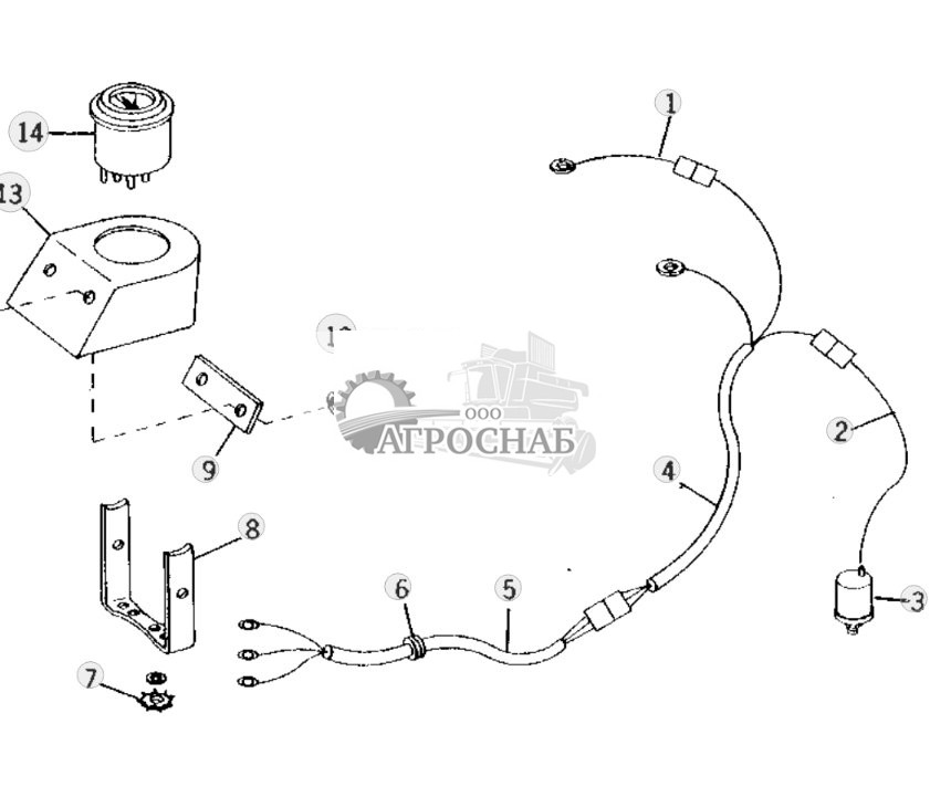 Clutch Lubrication Pressure Gauge 